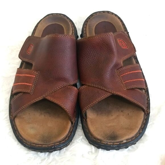 Sketchers  Brown Men's Sandals Sz 10 - Picture 3 of 11